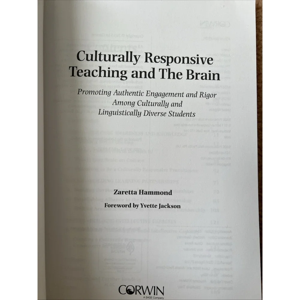 Culturally Responsive Teaching and the Brain : Promoting Authentic Engagement